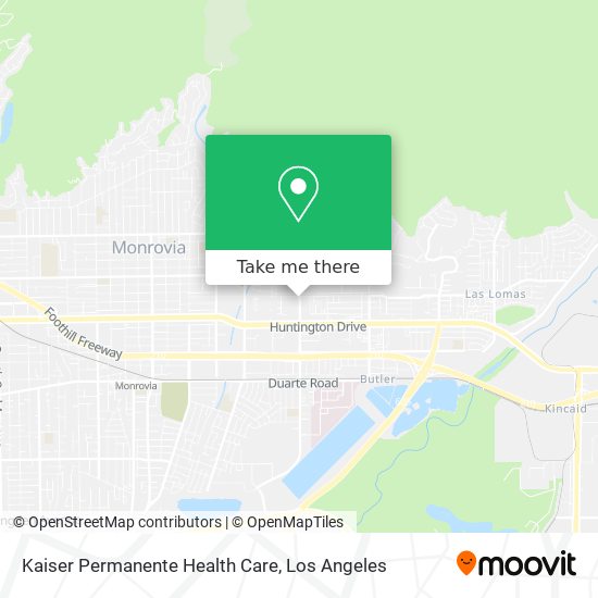 Kaiser Permanente Health Care map