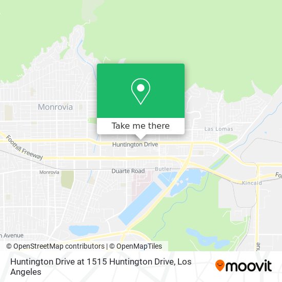 Mapa de Huntington Drive at 1515 Huntington Drive