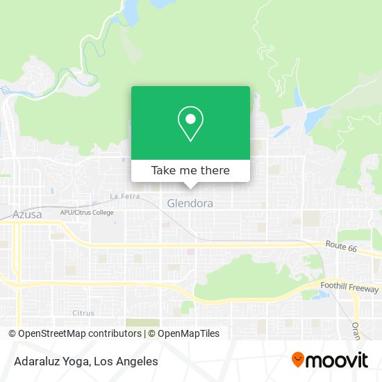 Adaraluz Yoga map