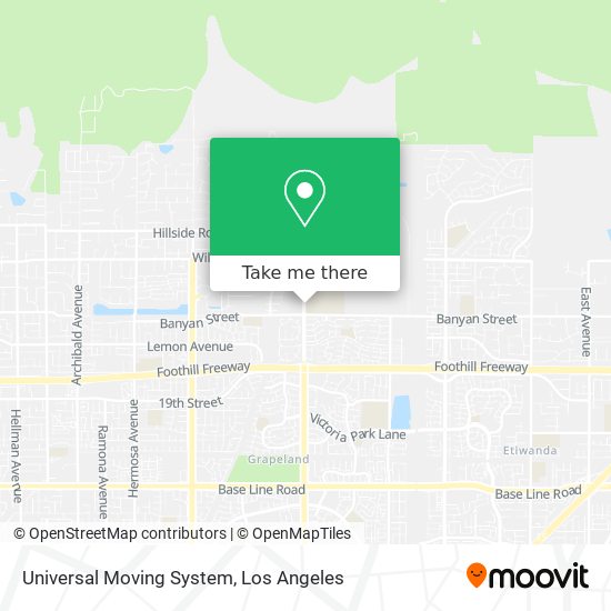 Universal Moving System map