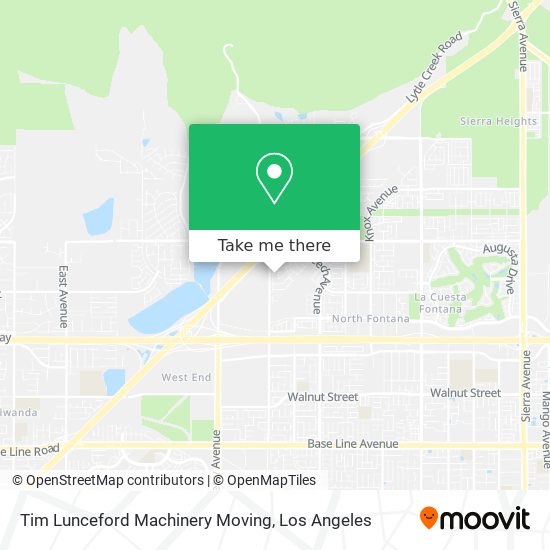 Tim Lunceford Machinery Moving map