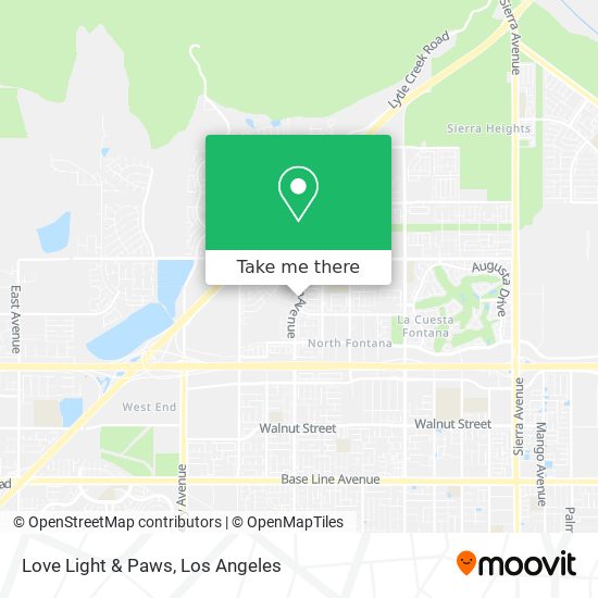 Love Light & Paws map