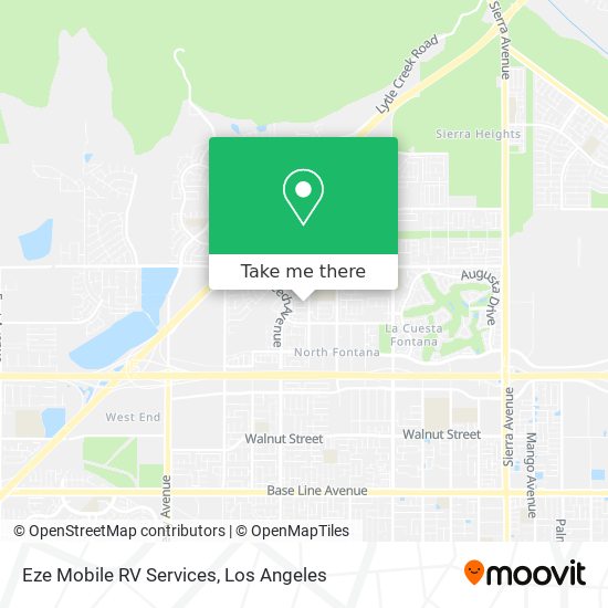 Eze Mobile RV Services map