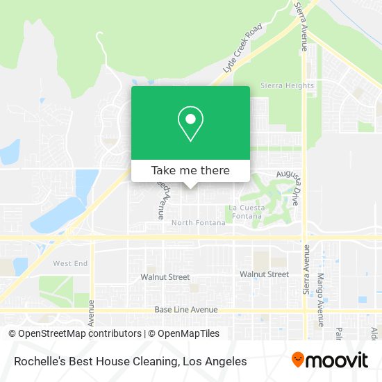 Rochelle's Best House Cleaning map