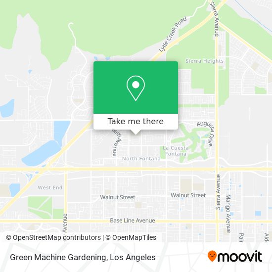 Green Machine Gardening map