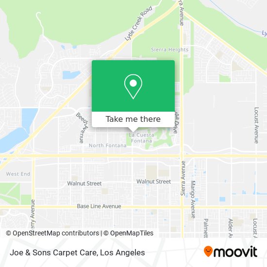 Joe & Sons Carpet Care map