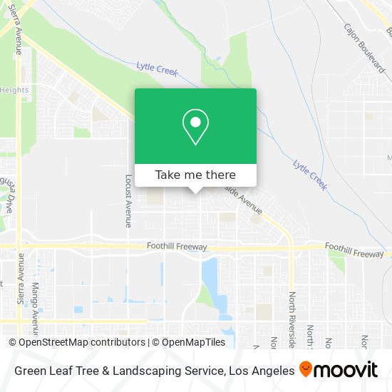 Mapa de Green Leaf Tree & Landscaping Service