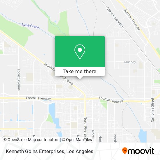 Kenneth Goins Enterprises map