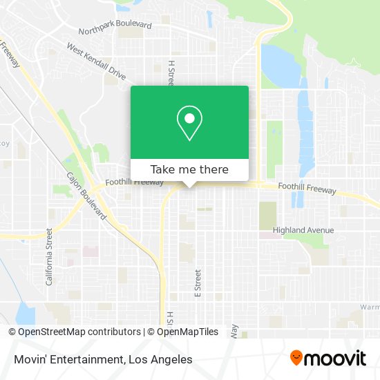 Movin' Entertainment map