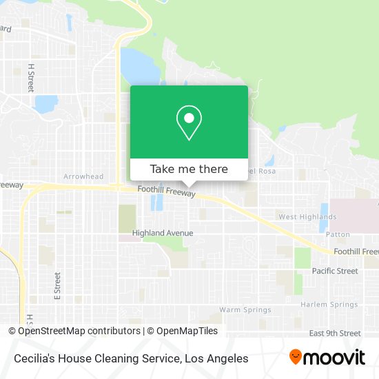Cecilia's House Cleaning Service map