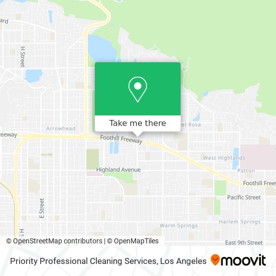 Mapa de Priority Professional Cleaning Services