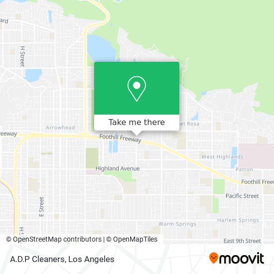 A.D.P Cleaners map