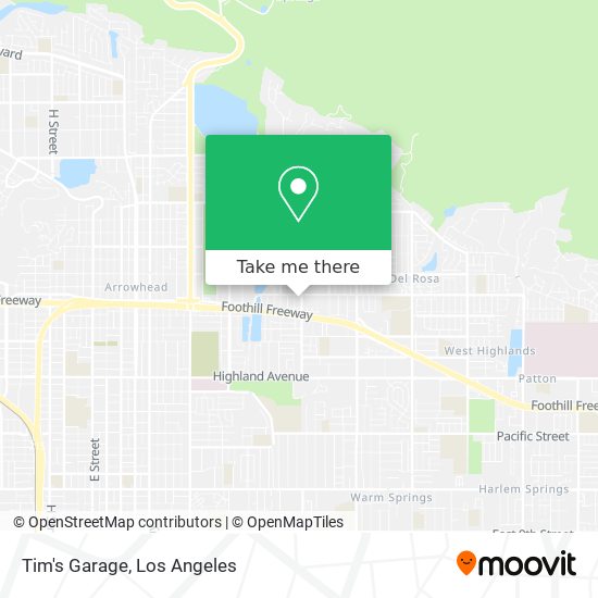 Mapa de Tim's Garage