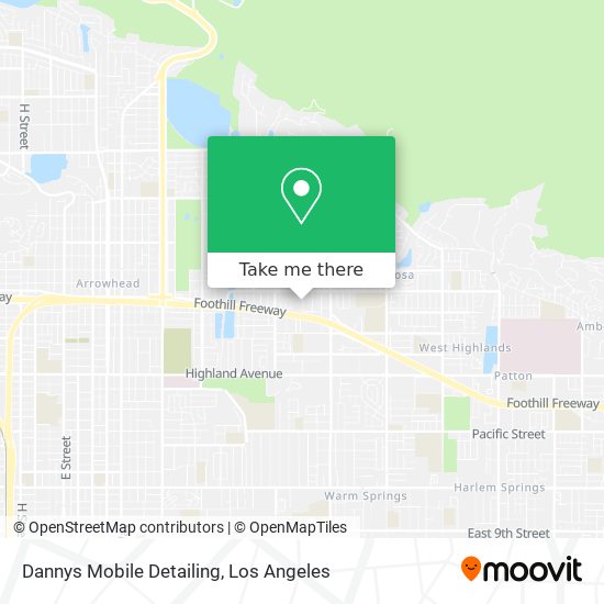 Mapa de Dannys Mobile Detailing