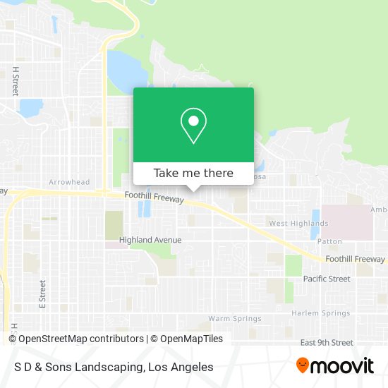 S D & Sons Landscaping map