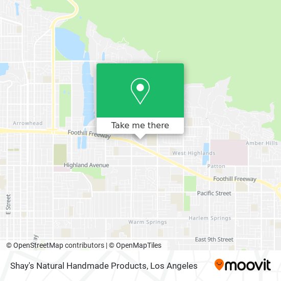Shay's Natural Handmade Products map