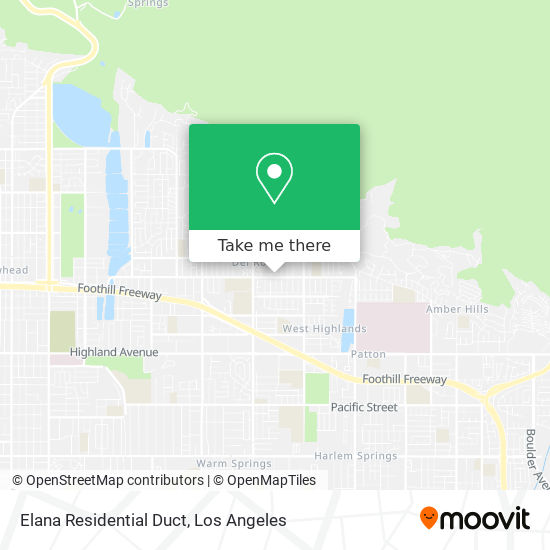 Elana Residential Duct map