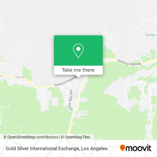 Mapa de Gold Silver International Exchange