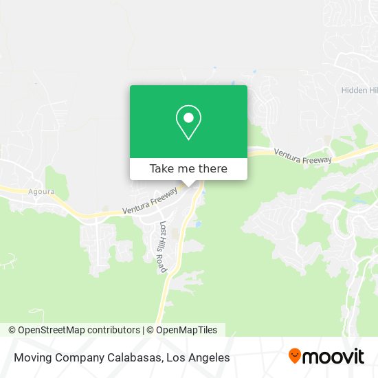 Mapa de Moving Company Calabasas