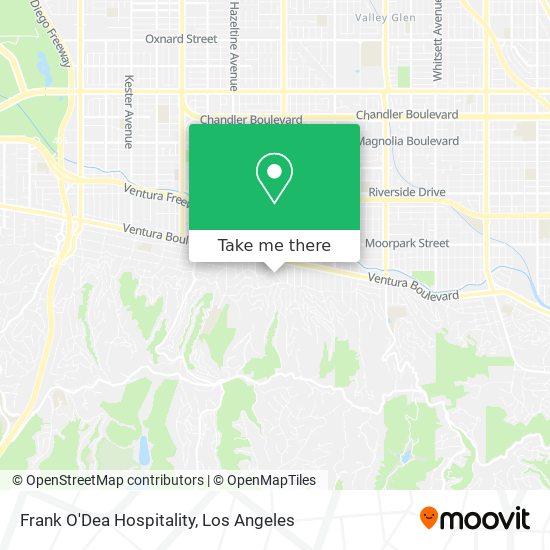 Frank O'Dea Hospitality map