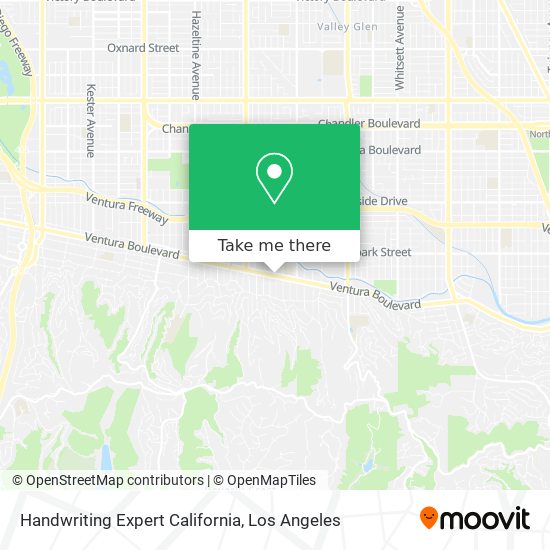 Handwriting Expert California map