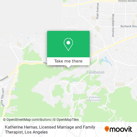 Katherine Hernas, Licensed Marriage and Family Therapist map