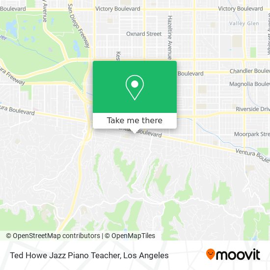 Mapa de Ted Howe Jazz Piano Teacher