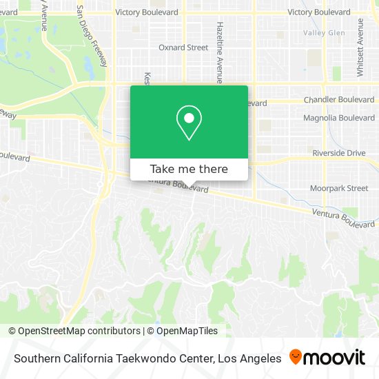 Southern California Taekwondo Center map