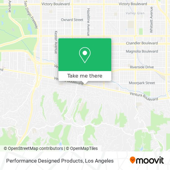 Performance Designed Products map