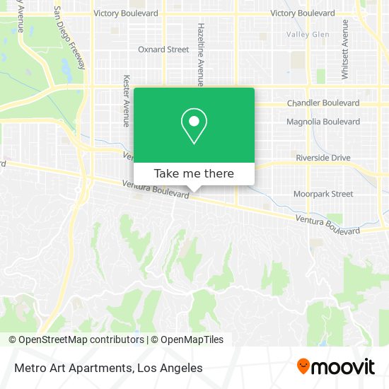 Metro Art Apartments map