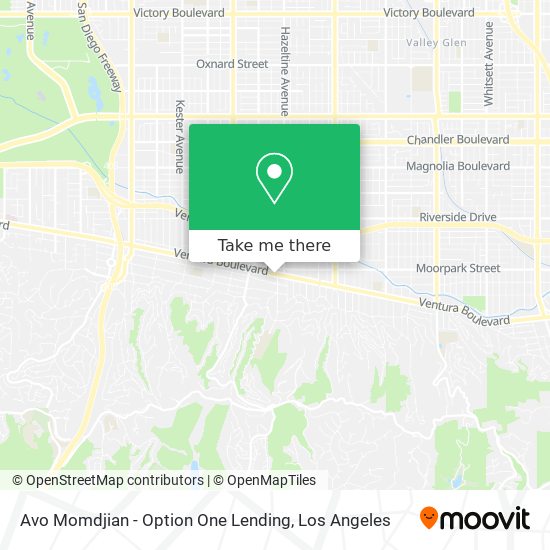Avo Momdjian - Option One Lending map