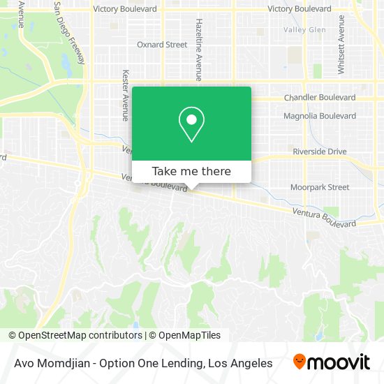 Mapa de Avo Momdjian - Option One Lending