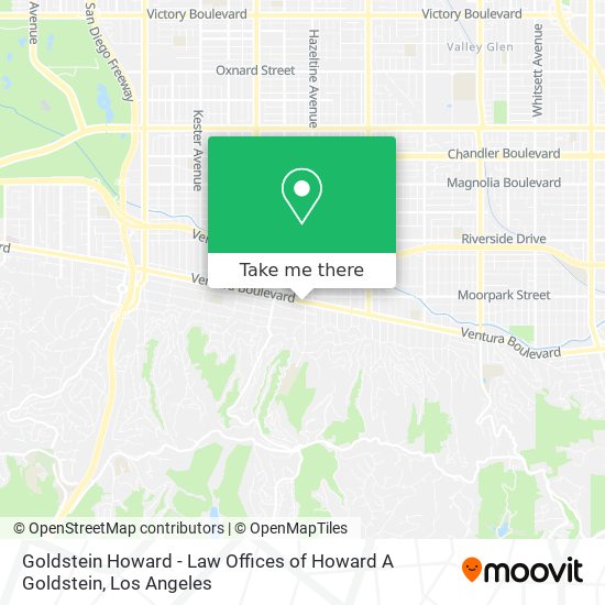 Goldstein Howard - Law Offices of Howard A Goldstein map