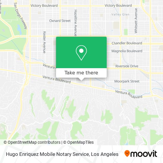 Hugo Enriquez Mobile Notary Service map