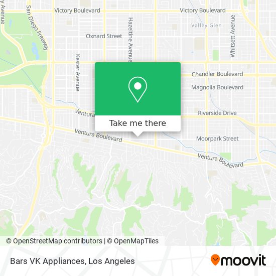 Bars VK Appliances map