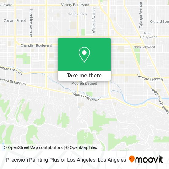 Mapa de Precision Painting Plus of Los Angeles