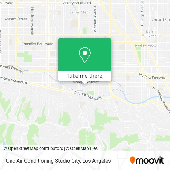 Mapa de Uac Air Conditioning Studio City
