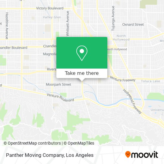 Panther Moving Company map