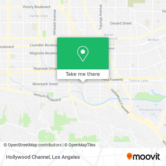 Mapa de Hollywood Channel
