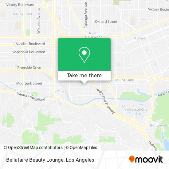 Mapa de Bellafaire Beauty Lounge