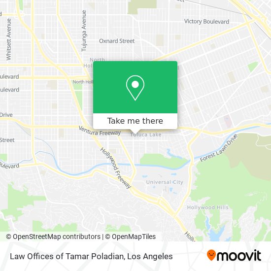 Law Offices of Tamar Poladian map