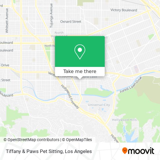 Tiffany & Paws Pet Sitting map