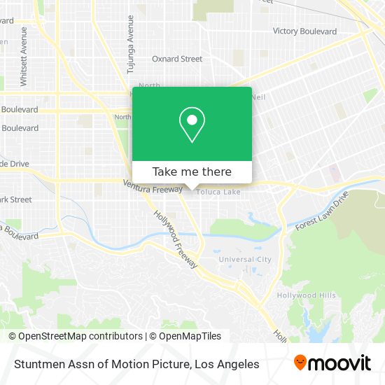 Stuntmen Assn of Motion Picture map