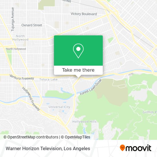 Mapa de Warner Horizon Television