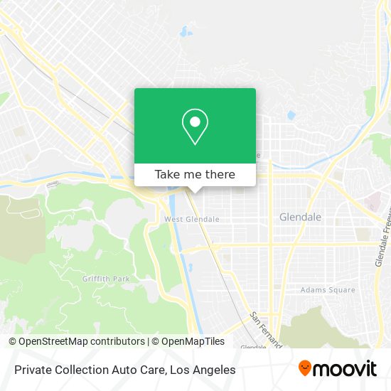 Mapa de Private Collection Auto Care