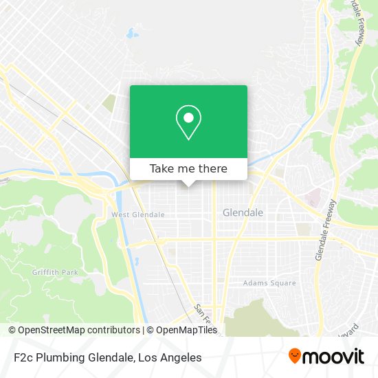 F2c Plumbing Glendale map