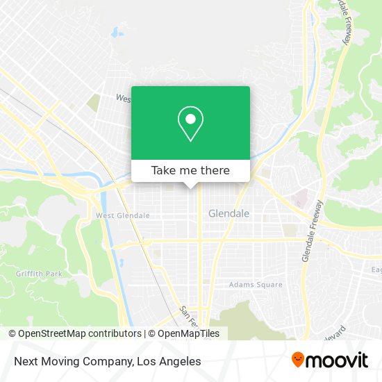 Next Moving Company map