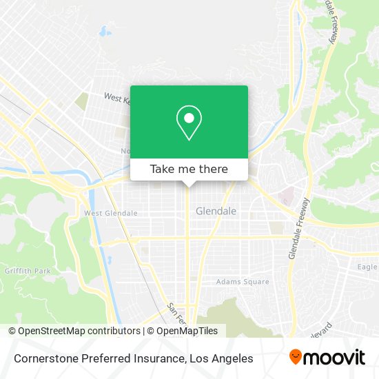 Cornerstone Preferred Insurance map