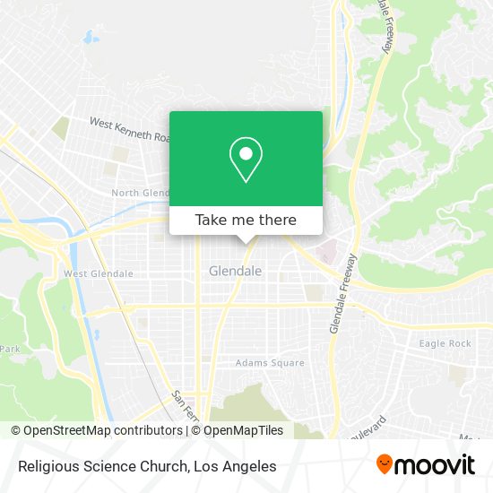 Religious Science Church map