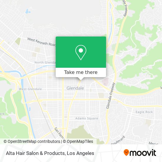 Alta Hair Salon & Products map